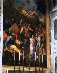 イタリア、モザイクの宗教画